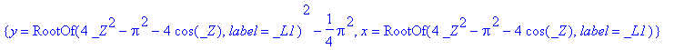 {y = RootOf(4*_Z^2-Pi^2-4*cos(_Z),label = _L1)^2-1/...